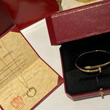Front view of Cartier unisex jewelry piece