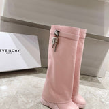 Givenchy Camel Platform Heels - Toe Detail View