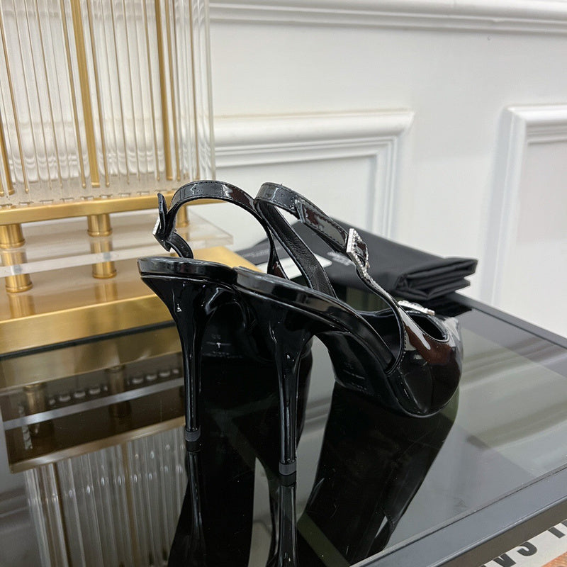 Saint Laurent luxury shoes close-up — premium authentic designer style