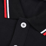 Full styled look of Polo cotton polo shirt with monogram-inspired silhouette