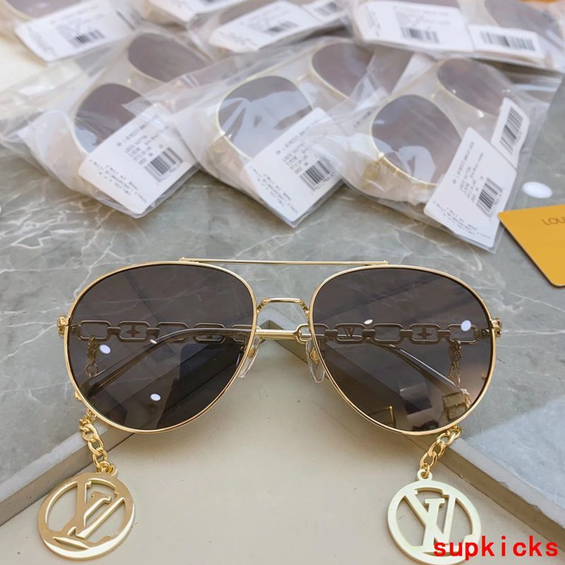 Full view of Louis Vuitton unisex sunglasses