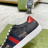 Gucci sneakers detailed view showing premium designer craftsmanship