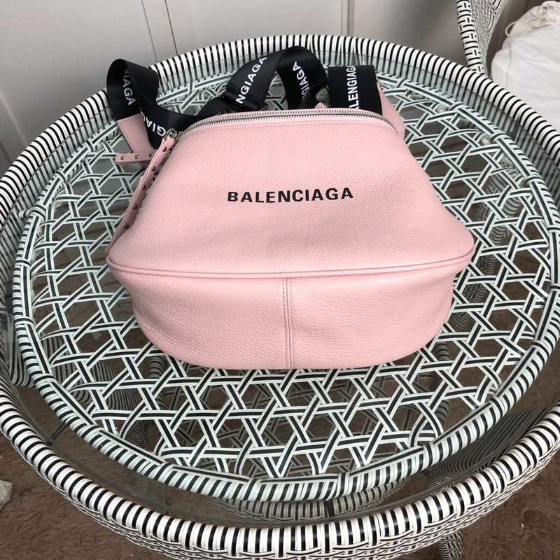 Back view of structured signature women's handbag – women's luxury handbag