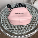 Back view of structured signature women's handbag – women's luxury handbag