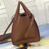 Interior view of modern signature women's handbag – women's designer-style accessory