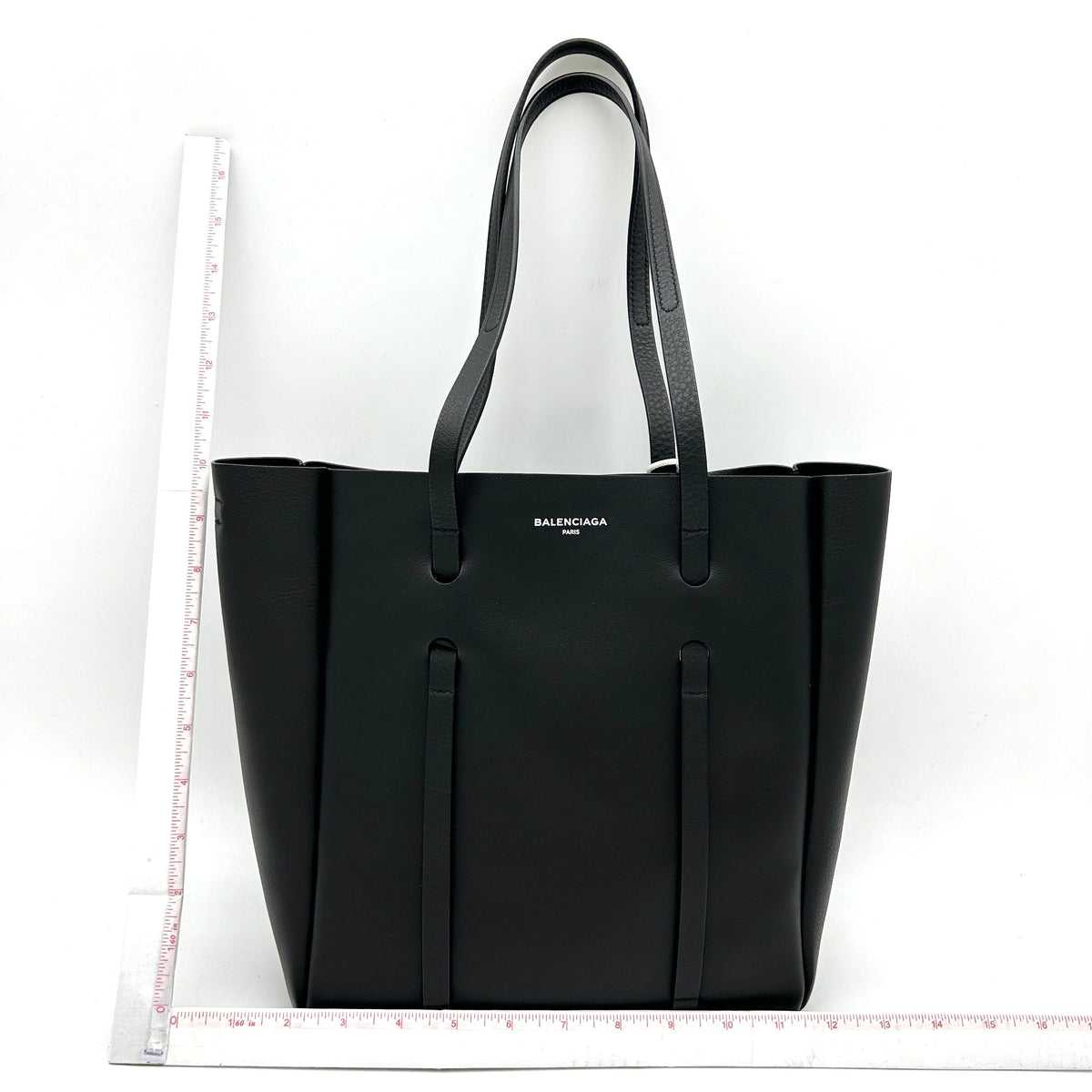 Balenciaga Veau Baltimore Double Sided Small Everyday Tote Gris Fossile Black | Premium Leather Tote