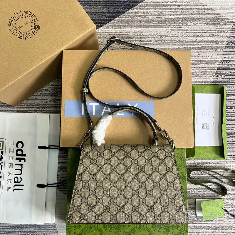 Interior view of structured classic women's handbag – women's premium purse