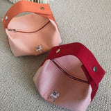  top-handle bag close-up of hardware and finish