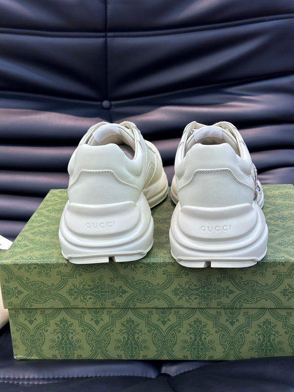Gucci stone beige luxury sneakers view 9 premium leather build