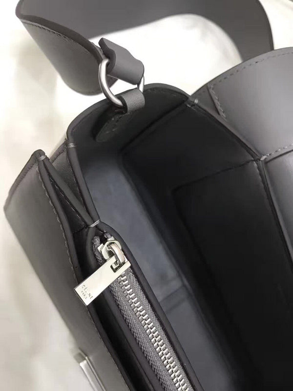 Front view of modern refined women's handbag – women's luxury accessory