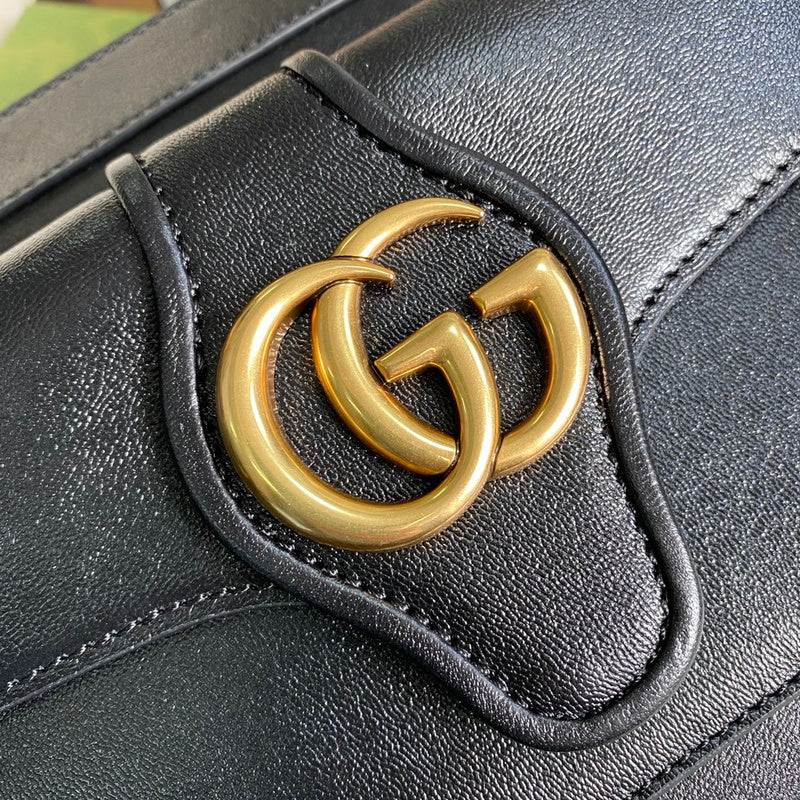 Back view of signature modern women's handbag – women's designer-style accessory