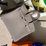 Close-up detail of polished bag design