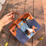 Close-up detail of timeless bag design