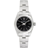 Side view of Rolex women's watch