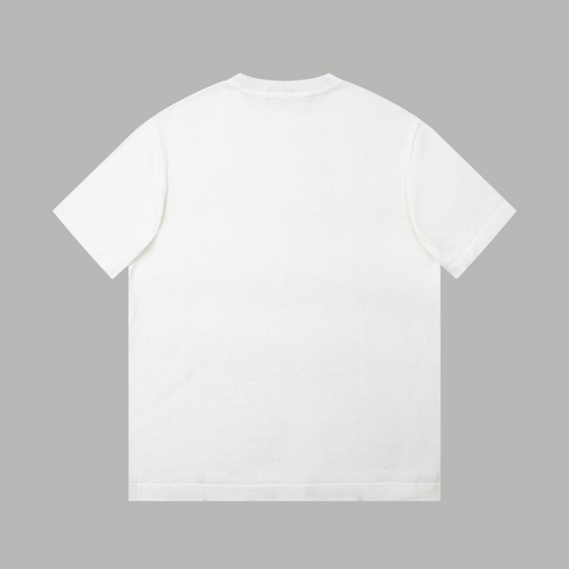 Full styled look of Louis Vuitton cotton t-shirt with tailored silhouette