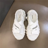 Balenciaga Tan High-Top Sneakers - Front View