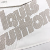 Back view of Louis Vuitton luxury clothing with everyday silhouette