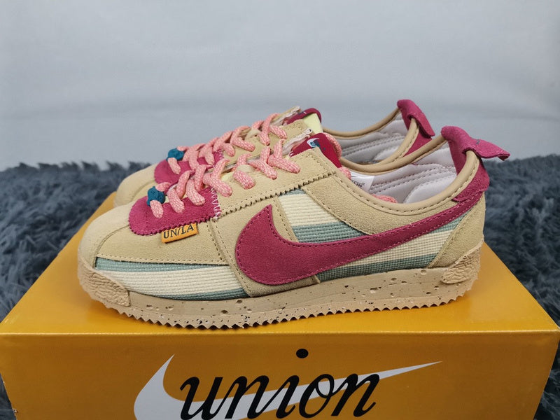 Nike neutral cream luxury sneakers view 7 breathable knit upper