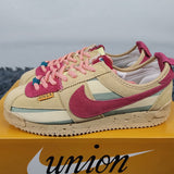 Nike neutral cream luxury sneakers view 7 breathable knit upper