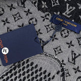 Side profile of Louis Vuitton luxury clothing with runway-inspired design