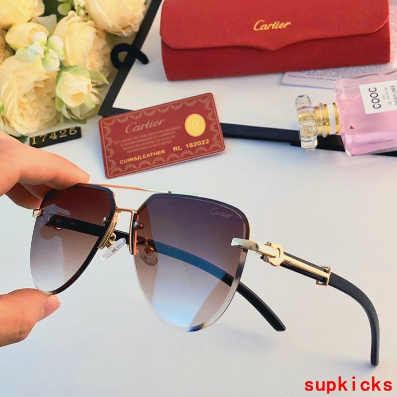 Full view of Cartier unisex sunglasses