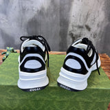 Gucci sneakers detailed view showing premium designer craftsmanship