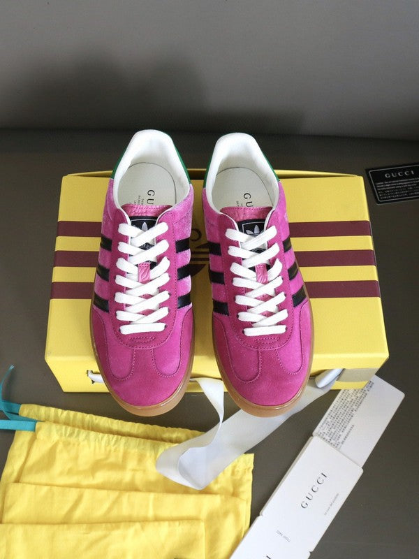 Gucci bold contrast luxury sneakers view 10 minimalist modern build