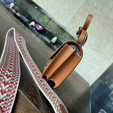 Modernist handbag styled for everyday wear