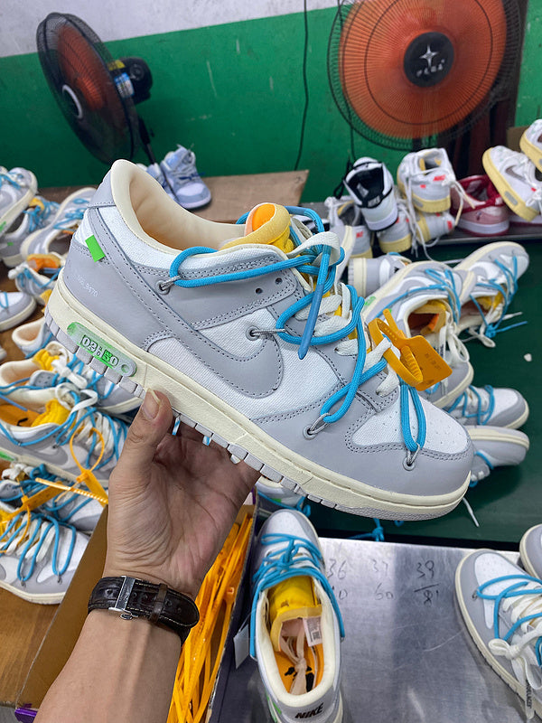 Nike sneakers detailed view showing premium designer craftsmanship