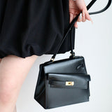 Sculpted bag shown from front angle