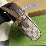 Side profile of modern signature women's handbag – women's everyday handbag
