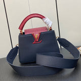 Tailored top-handle bag carried on shoulder 28