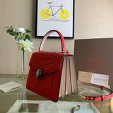 Polished Faux Leather Handbag - Premium Craftsmanship Detailing | Women's Fashion Handbag #1720 - texture close-up (image 9) of designer-inspired handbag