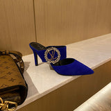 Louis Vuitton Black Block Heel Pumps - Sole Detail View
