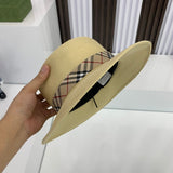 Side view of Burberry unisex cap