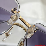 Angled view of Cartier unisex sunglasses