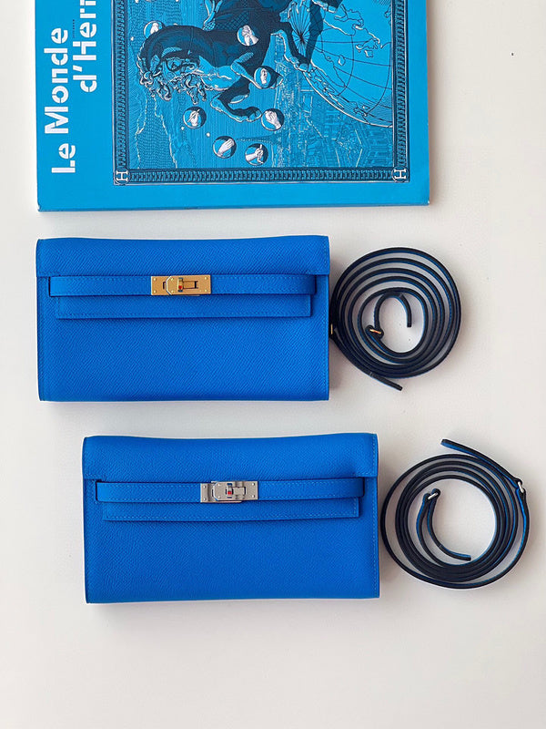 Side view of versatile structured handbag