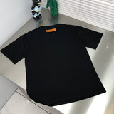 Front view of Louis Vuitton cotton t-shirt with monogram-inspired silhouette