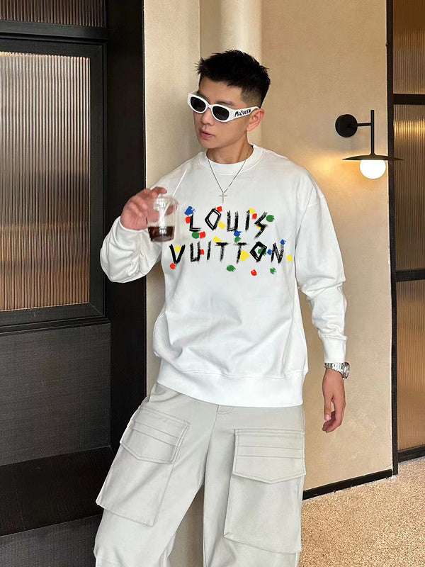 Full styled look of Louis Vuitton luxury clothing with runway-inspired design
