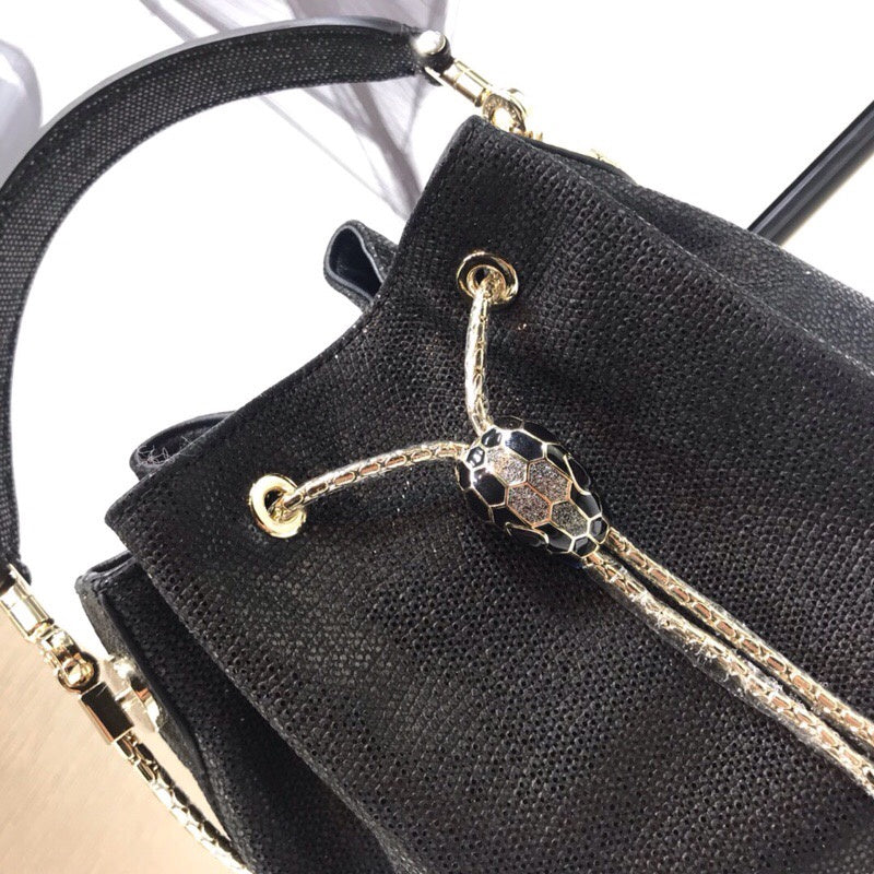 Sophisticated Vegan Leather Handbag - Smooth Faux-Leather Exterior | Women's Fashion Handbag #1771 - back view (image 4) of designer-inspired handbag