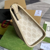 Handle and strap detail of modern classic women's handbag – women's luxury handbag
