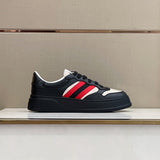 Gucci muted earth tones luxury sneakers view 9 retro runner design