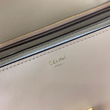Top view of modern classic women's handbag – women's luxury accessory
