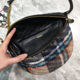 Polished Vegan Leather Handbag - Smooth Faux-Leather Exterior | Women's Luxury Handbag #730 - alternate angle view (image 8) of designer-inspired handbag
