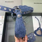Structured Vegan Leather Handbag - Versatile Everyday Design | Women's Designer-Inspired Purse #357 - back view (image 4) of designer-inspired handbag