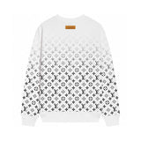 Close-up detail shot of Louis Vuitton luxury clothing with everyday silhouette