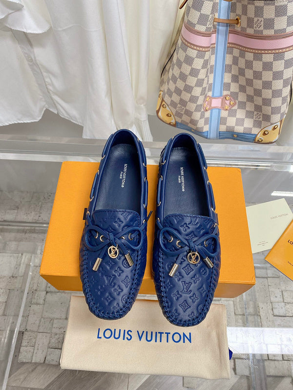 Louis Vuitton White Low-Top Sneakers - Side Profile View