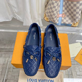 Louis Vuitton White Low-Top Sneakers - Side Profile View