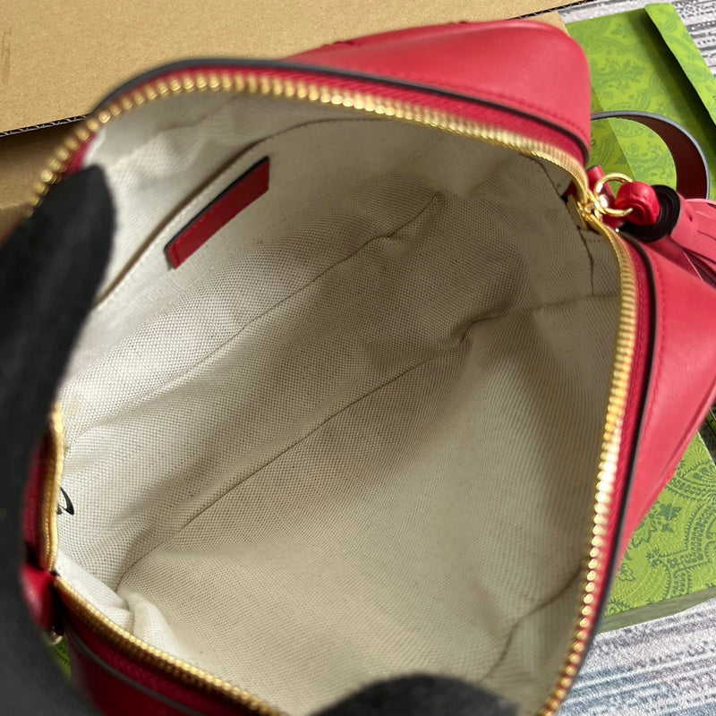 Interior view of elevated sleek women's handbag – women's designer-style accessory