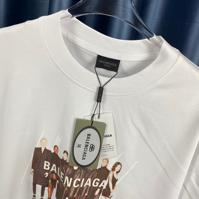 Balenciaga t-shirt close-up — premium authentic designer style